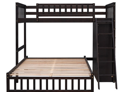 Bunk Bed With 6 Drawers And Flexible Shelves, Bottom Bed With Wheels