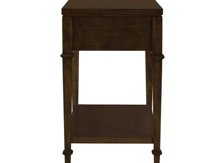 Kenna - Nightstand With Storage - Dark Coffee