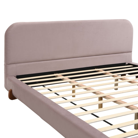 Elegant Upholstered Bed Frame