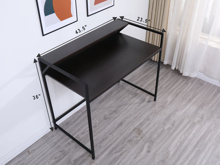 Console Table Narrow Modern Entryway Table Small Behind Couch Table Skinny Sofa Table Hallway Table For Living Room - Black