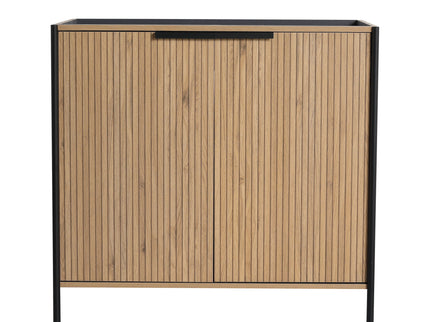 Contemporary Freestanding Bathroom Vanity With Adjustable Shelves