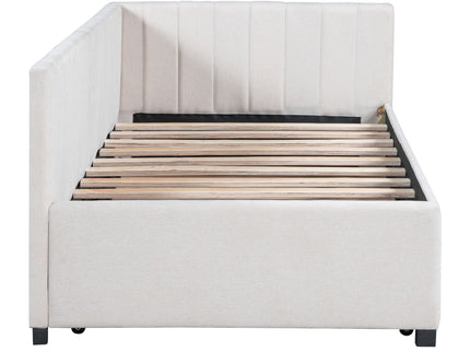 Upholstered Daybed, Sofa Bed Frame, No Box Spring Needed