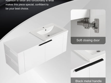 Modern Bathroom Vanity Sink Combo With Spacious Storage