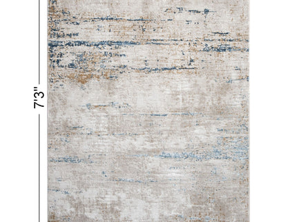 Elegance - 5'3" X 7'3" Area Rug - Ivory, Polyester