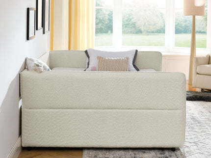 Upholstered Daybed & 2 Drawers