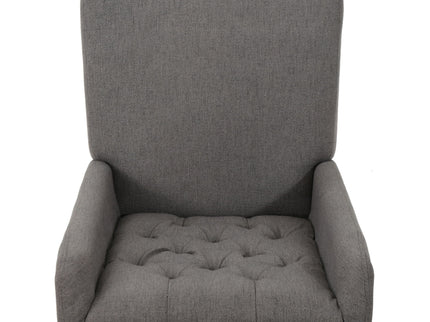 Sophisticated Tufted Dining Chair With High Back Design
