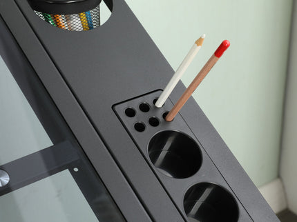Adjustable Tempered Glass Drafting Printing Table With Chair