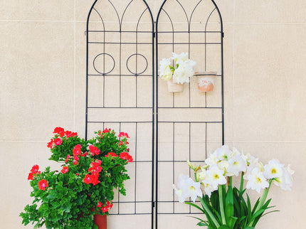 Metal Garden Trellis Rustproof Trellis For Climbing Plant, Outdoor Flower Support