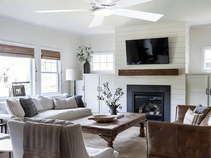 Reversible Motor Integrated LED Dimmable Ceiling Fan With Light