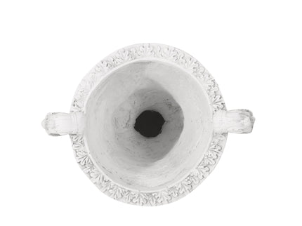 Roman Style Garden Urn Planter - Antique White