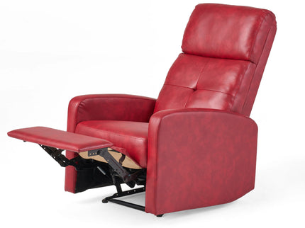 Contemporary Recliner Chair With Push Back Function