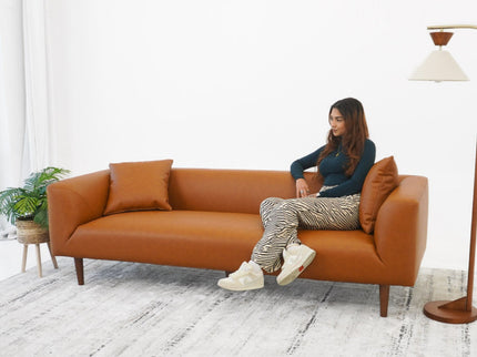 Elwood - Sofa - Cognac