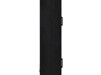 Shayne - 4 Door Display Cabinet With LED Lighting - Black
