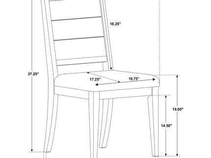 Dutchie - Upholstered Dining Side Chair (Set of 2) - Black