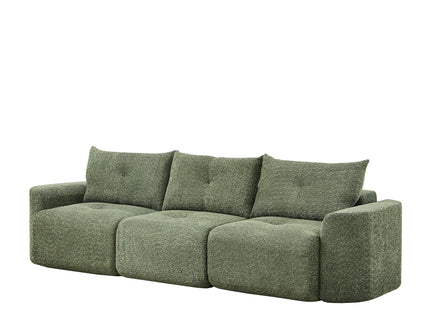 3 Seater With Thickened Armrests Sofa For Living Room