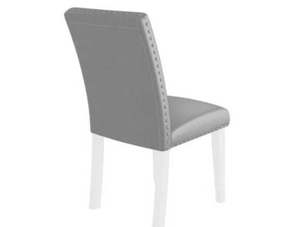 Upholstered Dining Chair With High Back Design (Set of 2)