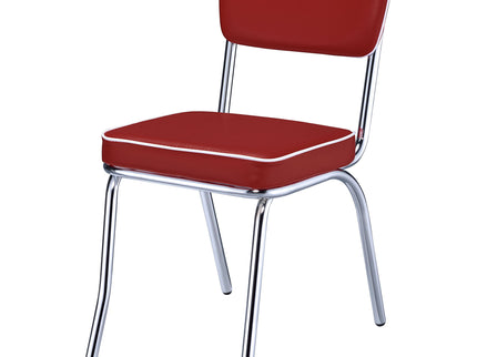 Open Back Upholstered Side Chairs (Set of 2)