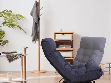 Adjustable Japanese Reclining Floor Chair Sofa With Metal Frame For Living Room