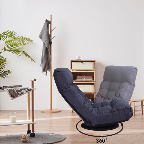 Adjustable Japanese Reclining Floor Chair Sofa With Metal Frame For Living Room