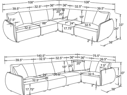 Logan - Modular Sectional Sofa