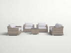 Gray / 5 Pc. 4 Chairs, Table