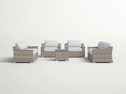 Stylish Sofa Seating Group With Cushions Perfect For Outdoor Gatherings