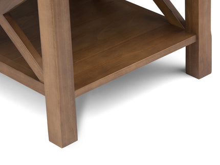 Kitchener - End Table - Medium Saddle Brown