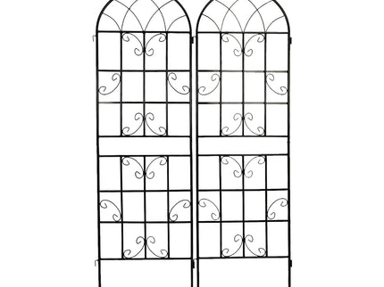 Metal Garden Rustproof Trellis For Climbing Plants Outdoor Flower Support