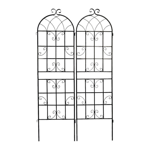 Metal Garden Rustproof Trellis For Climbing Plants Outdoor Flower Support