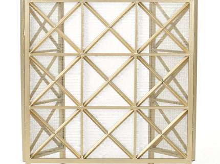 Margaret - 3 Panel Fireplace Screen Iron