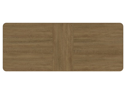 Benson - Extension Leaf Dining Table With Trestle Base - Sand