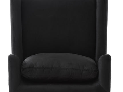 Elegant Curved Armrest Accent Armchair