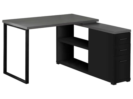 Computer Desk, Home Office, Corner, Left, Right Set - Up, Storage Drawers, L Shape, Laptop, And Contemporary & Modern