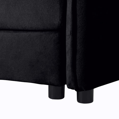 Modern Oversized Deep Seat Sectional Sofa With Pillows