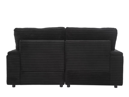 Convertible Loveseat Sofa With Storage, USB Ports, Cup Holders