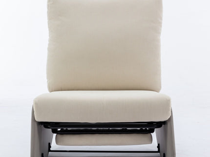 Modern Rocking Chair Recliner, Comfy Rocker Nursery Chair With Footrest, Accent Reading Chair, Upholstered Lounge Chair For Relaxing, Resting, Soft Padded Rocker For Indoor Living Room Bedroom