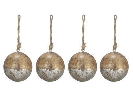 Christmas Ball Ornaments, Wood Decorative Hanging Ball Christmas Tree Ornaments For Holiday Party Decorations