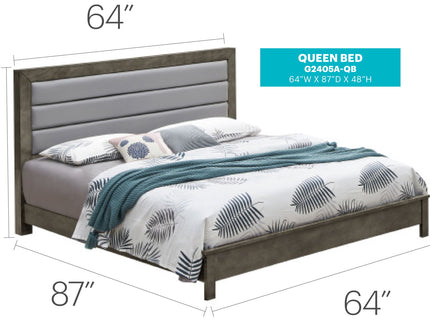 Transitional Modern Design Bed