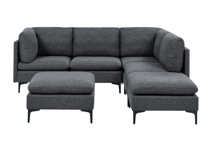 Upholstered Modular Sectional & Tall Legs