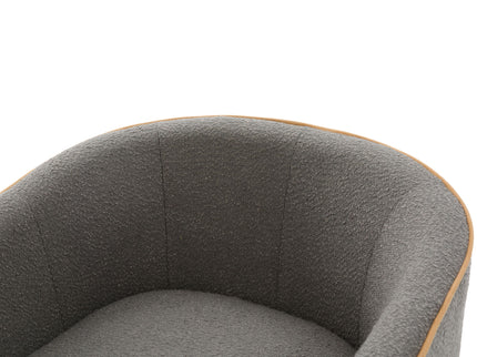 Swivel Accent Chair, Rotating Base, For Living Room