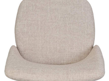 Modern Dining Chair With Iron Legs And Wood Finish