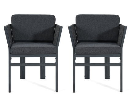 Outdoor Dining Chair, All-Weather Patio Seating For Backyard (Set of 2)