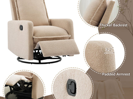 Swivel Rocker Glider Recliner Chair