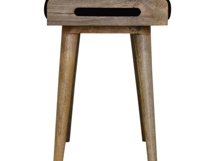 Tray Style Footstool - Black