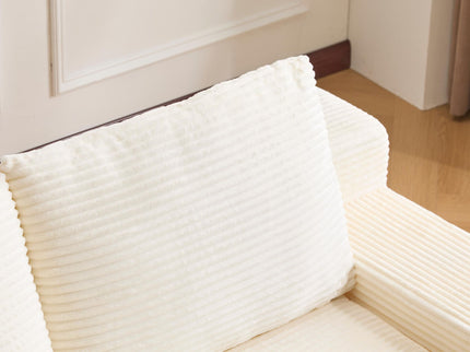 Comfortable Deep Seat Loveseat Sofa Bed, Reversible Cushion With Pillows