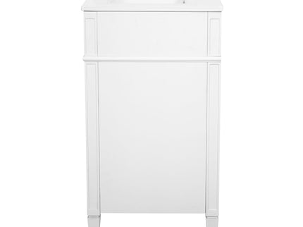 Bathroom Vanity With Top Sink, Storage Cabinet With 2 Drawers And Tip-Out Drawer