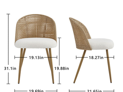 Bohemian Style Double Seater Dining Chair