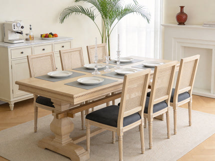 Dining Chairs With Square Back (Set of 2)