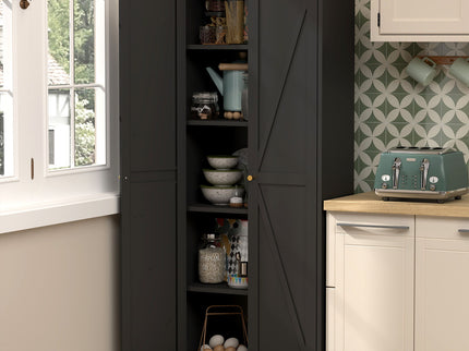 Adjustable 2 Door Storage Cabinet With Adjustable Shelves