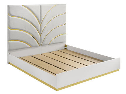Giovanni - Bed With Oversized Upholstered Headboard